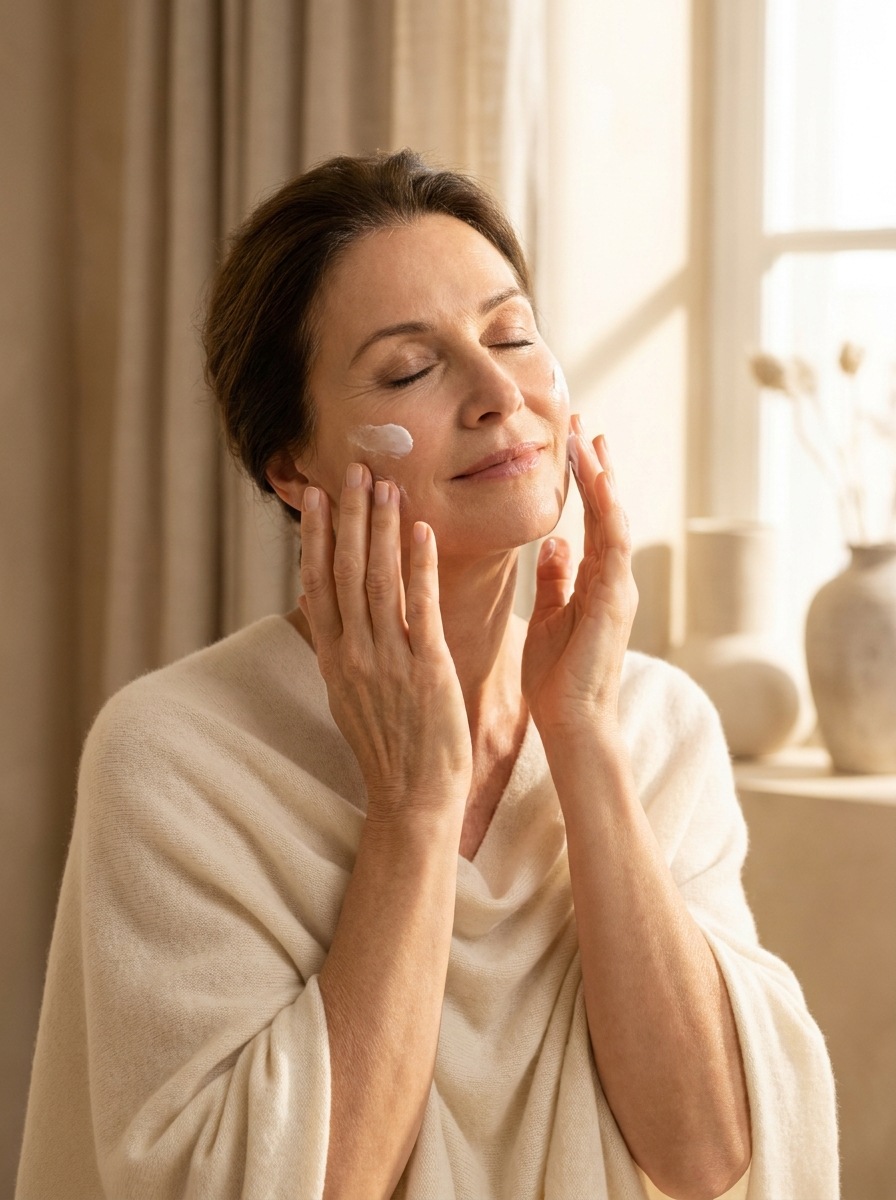 Crème Repulpante Peau Mature & Ménopause — Collagène, Q10 & Céramides | Cerasea